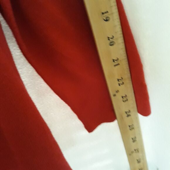 Charter Club Sweater with Attached Underlayer Open Women 3X Red Metallic - Picture 9 of 11